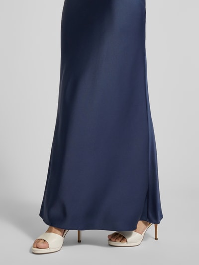 Christian Berg Cocktail Regular fit maxirok van satijn Marineblauw - 3