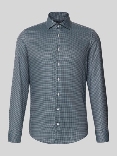 SEIDENSTICKER Slim fit zakelijk overhemd met kentkraag Groen - 2