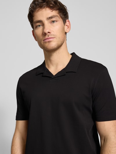 HUGO Poloshirt met reverskraag, model 'Dimerspolo' Zwart - 3