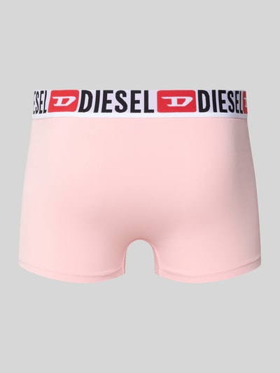 Diesel Boxershort met logostitching in een set van 3 paar, model 'Damien' Roze - 3