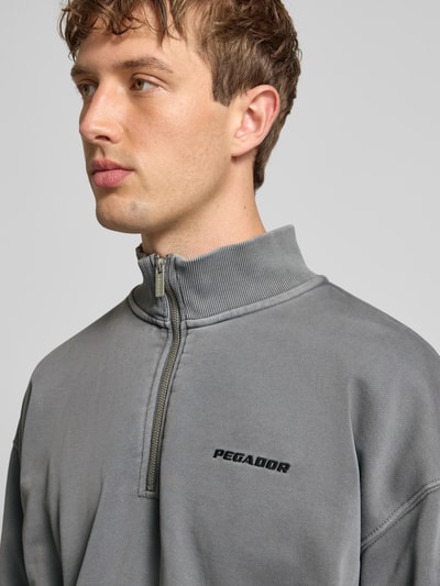 Pegador Oversized sweatshirt met opstaande kraag Antraciet - 3