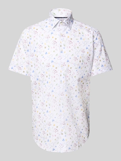 Christian Berg Men Regular Fit Business-Hemd mit Kentkragen Weiss 2