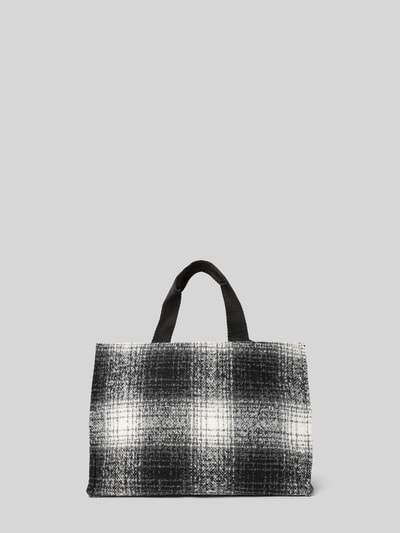 Liu Jo White Tote Bag mit Label-Stitching Dunkelgrau 4