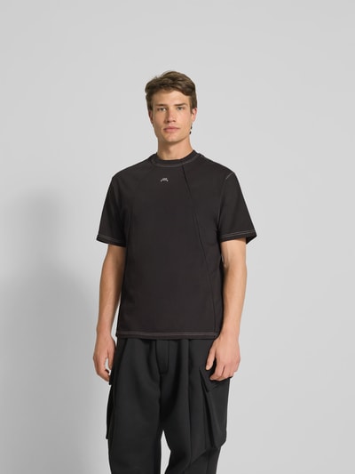 A-COLD-WALL Regular Fit T-Shirt mit Ziernähten Black 4