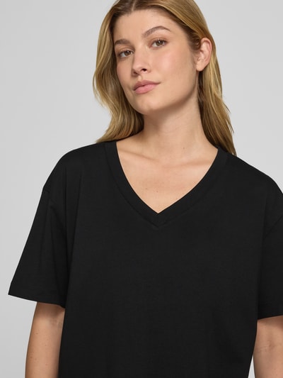 Tom Tailor Denim Boxy Fit T-Shirt aus reiner Baumwolle Black 3