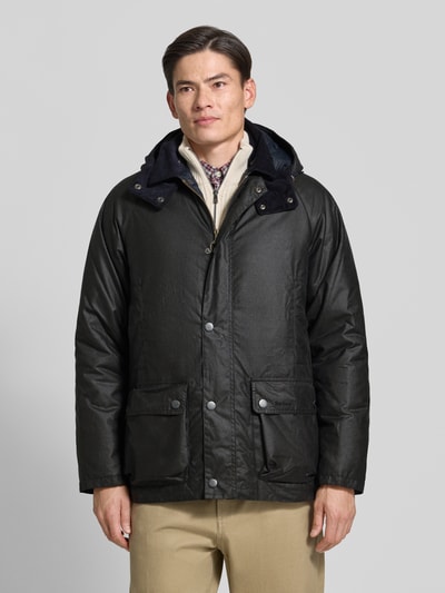 Barbour Regular Fit Parka aus reiner Baumwolle Marine 4