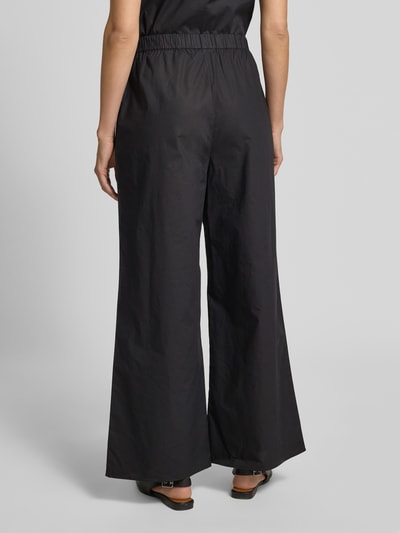 Christian Berg Woman Straight leg stoffen broek met elastische band Zwart - 5