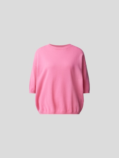 Juvia Pullover aus Woll-Mix in Strick-Optik Pink 2