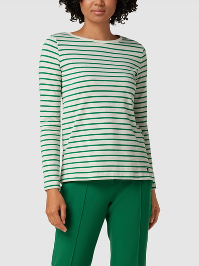 Weekend Max Mara Longsleeve mit Streifenmuster Modell 'FRETTY' Gruen 4