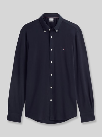 Tommy Hilfiger Slim Fit Freizeithemd mit Logo-Stickerei Marine 2