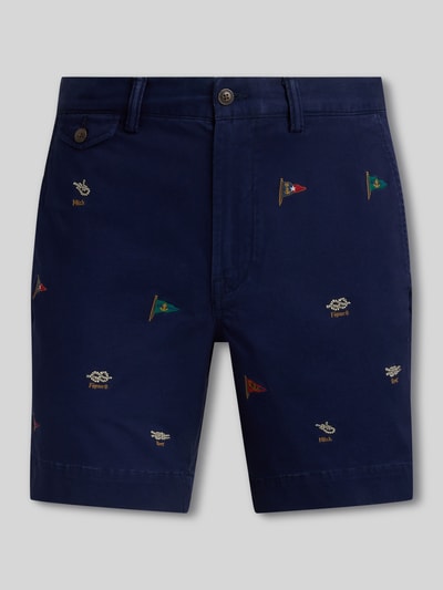 Polo Ralph Lauren Regular Fit Shorts mit Stitching Details Marine 2