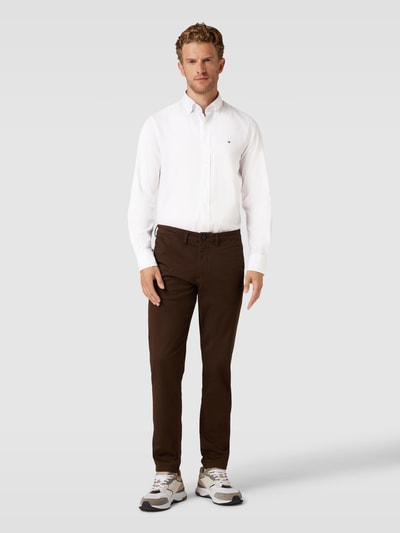 Tommy Hilfiger Tailored Business-Hemd mit Kentkragen Weiss 1