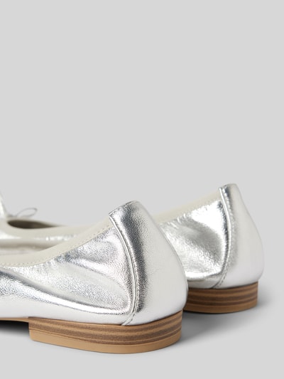 Tamaris Ballerinas in unifarbenem Design Silber 2