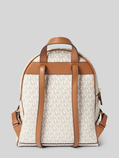 MICHAEL Michael Kors Rucksack mit Label-Applikation Modell 'RHEA ZIP' Offwhite 4