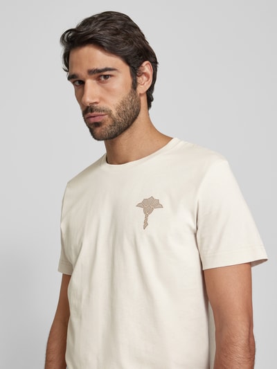 JOOP! Collection T-shirt met motiefprint, model 'Brisko' Beige - 3