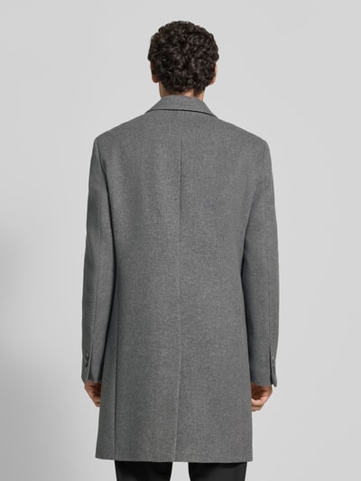 BOSS Slim Fit Funktionsmantel aus Woll-Mix Modell 'HYDE' Graphit 5