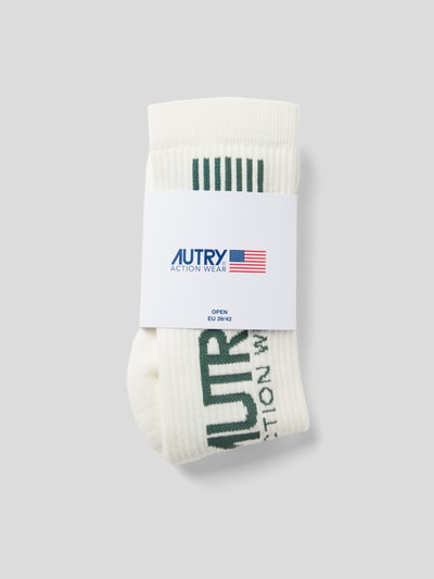 Autry Socken mit Label-Print Weiss 4