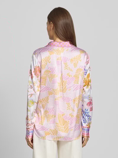 Herzensangelegenheit Regular Fit Bluse aus Seide-Elasthan-Mix Pink 5