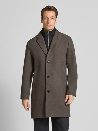 Lindbergh Mantel mit Reverskragen Stein 4