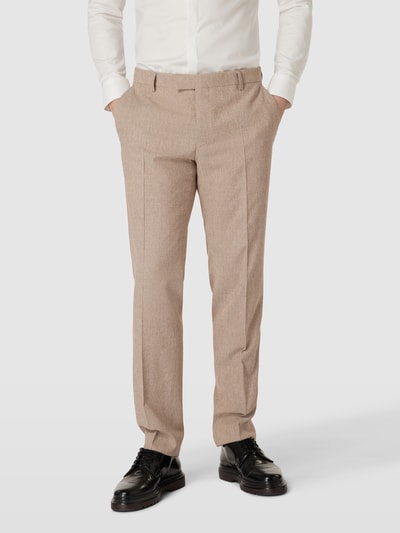 JOOP! Collection Broek met persplooien, model 'Blayr' Beige - 4