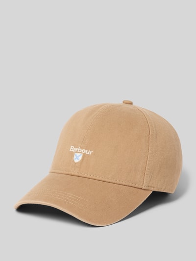 Barbour Basecap aus reiner Baumwolle Modell 'CASCADE' Beige 1