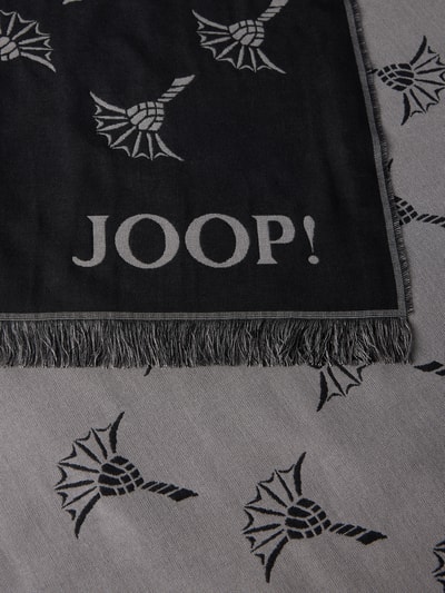 JOOP! Collection Schal mit Label-Details Modell 'Feris' Black 2