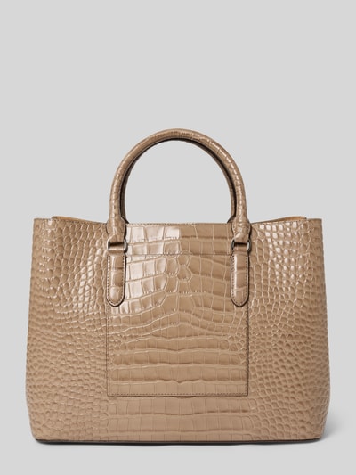 Lauren Ralph Lauren Handtas met labelapplicatie en draagband Taupe - 4