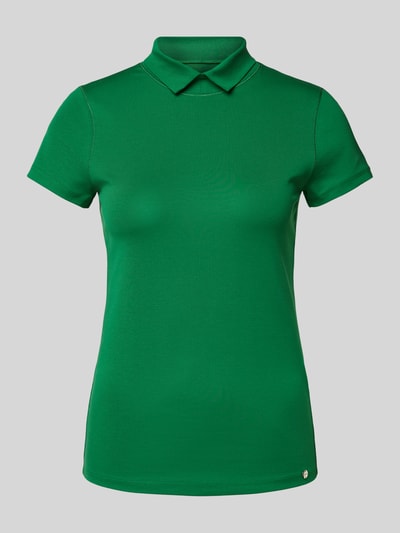 Marc Cain T-shirt met platte kraag Groen - 2