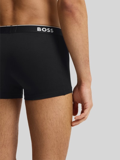 BOSS Obcisłe bokserki z mieszanka bawełny w zestaw 3 szt. Średnioszary 6