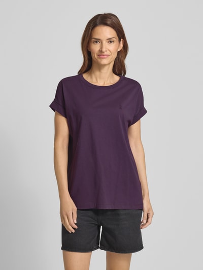 Armedangels Loose Fit T-Shirt aus reiner Baumwolle Violett 4