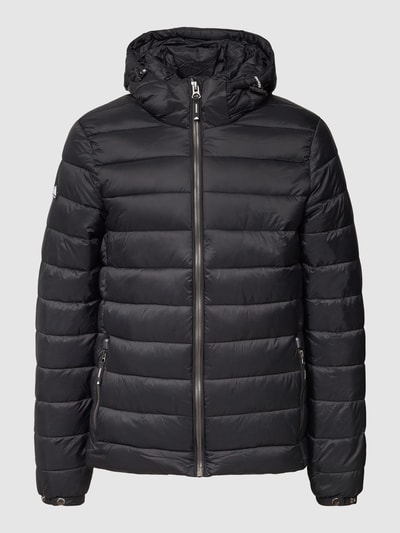 Superdry Steppjacke mit abnehmbarer Kapuze Black 2