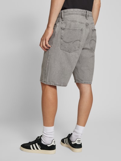 Jack & Jones Baggy fit korte jeans in 5-pocketmodel, model 'ALEX' Lichtgrijs - 5