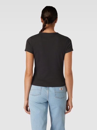 Tommy Jeans T-Shirt mit Label-Patch Black 5