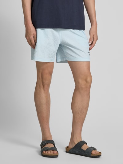 Barbour Korte broek met elastische band en steekzakken Bleu - 4