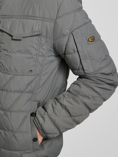 camel active Steppjacke mit Stehkragen Mittelgrau 3