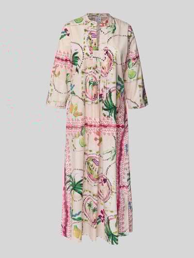 Emily Van den Bergh Midikleid mit Eingrifftaschen Sand 2