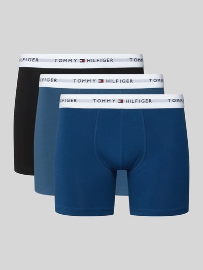 Produktfoto, Trunks aus Baumwoll-Mix im 3er-Pack von Tommy Hilfiger, Optik: Unifarben, Label-Bund, Bundabschluss: Elastisch, Multipack:3er-Pack