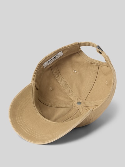 Produktfoto, Basecap mit Label-Stitching Modell 'Madison' von Carhartt Work In Progress aus Reine Baumwolle, verstärkter Schirm, Größenverstellbar, beige.