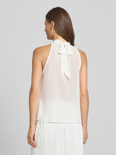 Rinascimento Blousetop met vetersluiting aan de achterkant Wit - 5
