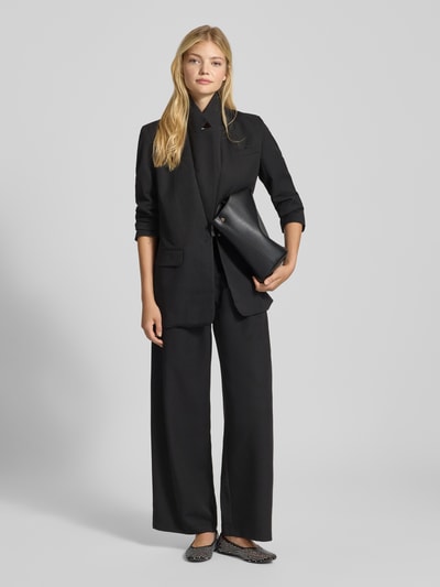 Only Relaxed fit lange blazer met viscose, model 'HATTIE-LANA' Zwart - 1