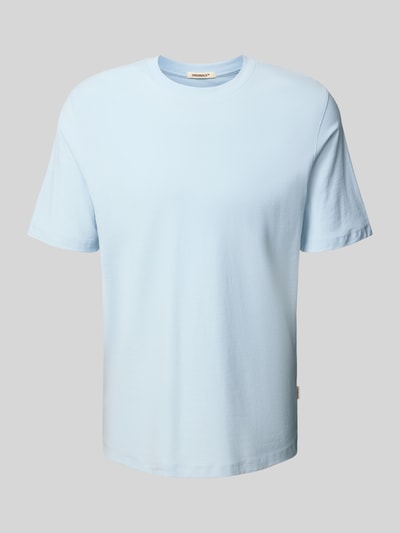 Jack & Jones T-Shirt mit geripptem Rundhalsausschnitt Hellblau 2
