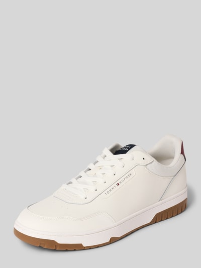 Tommy Hilfiger Lage sneakers van leermix Wit - 1
