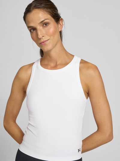 Under Armour Tanktop mit Label-Detail Weiss 3