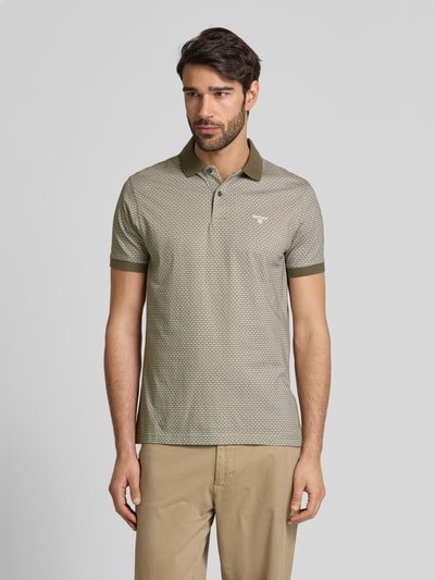 Barbour Regular fit poloshirt met labelstitching, model 'Shell' Groen - 4