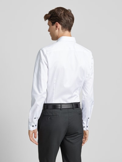 OLYMP No. Six Super slim fit zakelijk overhemd met kentkraag Wit - 5