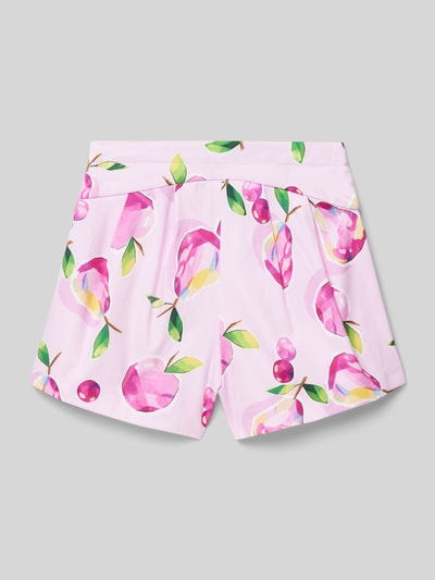 Mayoral Regular Fit Bermudas mit Bundfalten Rosa 3