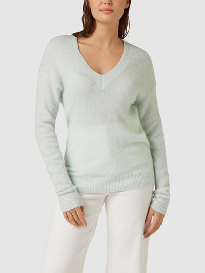 MSCH Copenhagen Gebreide pullover met V-hals, model 'Lisa Hope' Bleu - 4