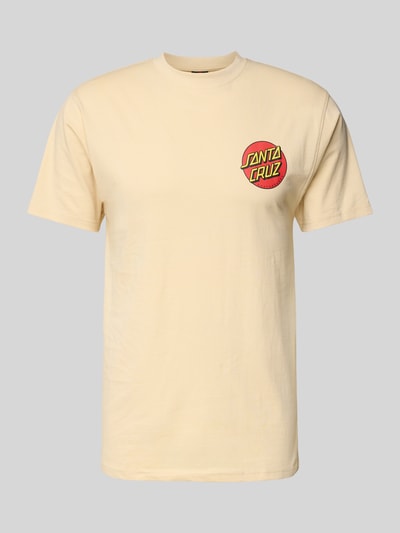 SANTA CRUZ T-Shirt mit Label-Print Beige 2