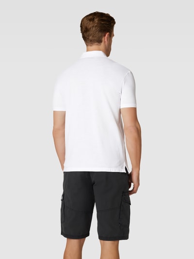 Napapijri Poloshirt mit Logo-Patch Modell 'Ebea' Offwhite 5
