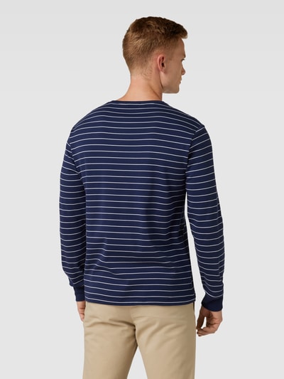 Polo Ralph Lauren Longsleeve mit Streifenmuster Marine 5